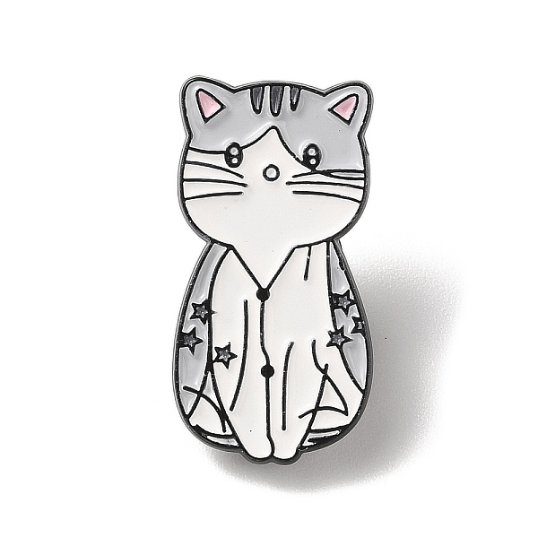 PandaHall Cat Shape Enamel Pins, Black Alloy Brooches for Backpack Clothes, Silver, 30x15.5x1.5mm Alloy+Enamel Cat Shape Silver
PandaHall Cat Shape Enamel Pins, Black Alloy Brooches for Backpack Clothes, Silver, 30x15.5x1.5mm Alloy+Enamel Cat Shape Silver