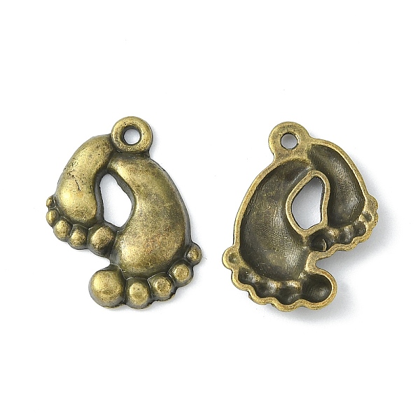 PandaHall Tibetan Style Alloy Pendants, Cadmium Free & Nickel Free & Lead Free, Foot, Antique Bronze, 20x17x3mm, Hole: 1.5mm Alloy Body
PandaHall Tibetan Style Alloy Pendants, Cadmium Free & Nickel Free & Lead Free, Foot, Antique Bronze, 20x17x3mm, Hole: 1.5mm Alloy Body