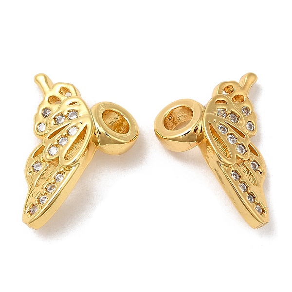 PandaHall Brass Micro Pave Cubic Zirconia Pendants, Wing, Real 18K Gold Plated, 11x16x5mm, Hole: 3mm Brass+Cubic Zirconia Wing Clear
PandaHall Brass Micro Pave Cubic Zirconia Pendants, Wing, Real 18K Gold Plated, 11x16x5mm, Hole: 3mm Brass+Cubic Zirconia Wing Clear