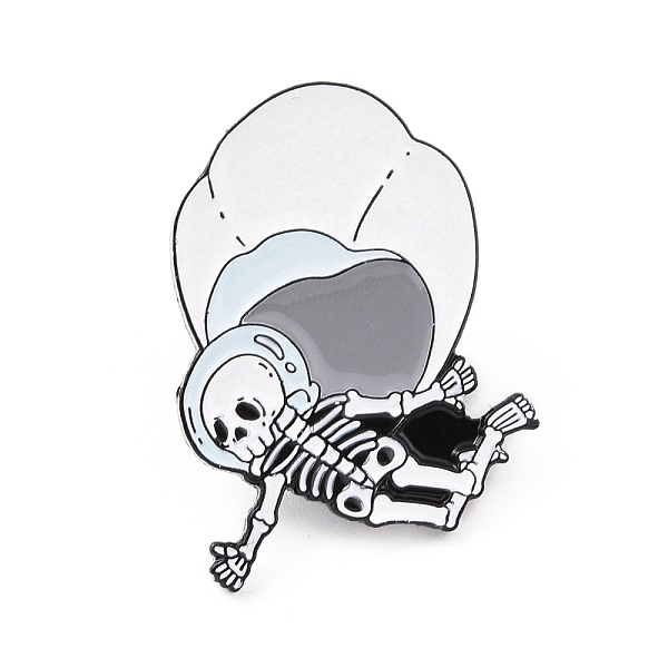 PandaHall Skeleton with Parachute Enamel Pin, Electrophoresis Black Plated Alloy Halloween Badge for Backpack Clothes, White, 28.5x22x1.7mm...
PandaHall Skeleton with Parachute Enamel Pin, Electrophoresis Black Plated Alloy Halloween Badge for Backpack Clothes, White, 28.5x22x1.7mm...