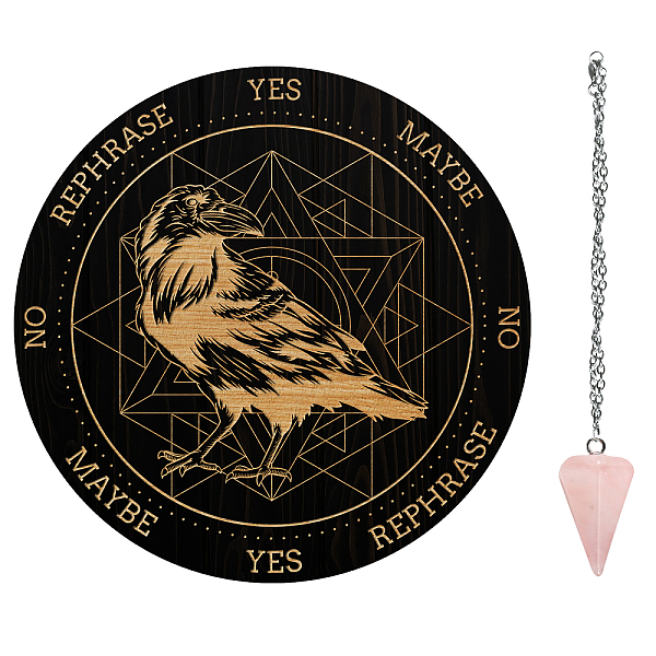 PandaHall AHADEMAKER 1Pc Cone/Spike/Pendulum Natural Rose Quartz Stone Pendants, 1Pc 304 Stainless Steel Cable Chain Necklaces, 1Pc PVC...
PandaHall AHADEMAKER 1Pc Cone/Spike/Pendulum Natural Rose Quartz Stone Pendants, 1Pc 304 Stainless Steel Cable Chain Necklaces, 1Pc PVC...