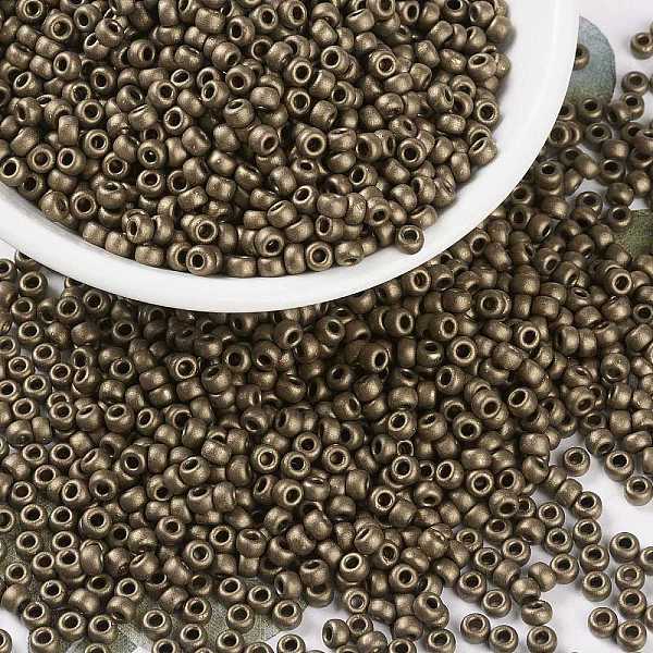 PandaHall MIYUKI Round Rocailles Beads, Japanese Seed Beads, 8/0, (RR2006) Matte Metallic Dark Bronze, 3mm, Hole: 1mm, about 422~455pcs/10g..., Brown
PandaHall MIYUKI Round Rocailles Beads, Japanese Seed Beads, 8/0, (RR2006) Matte Metallic Dark Bronze, 3mm, Hole: 1mm, about 422~455pcs/10g..., Brown