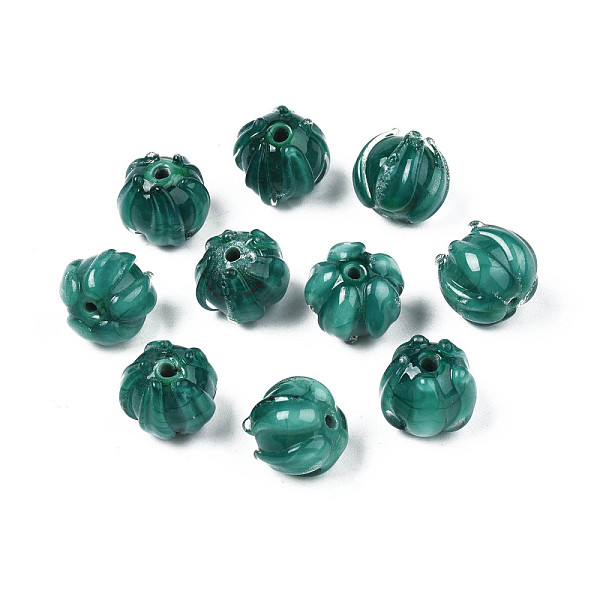 PandaHall Handmade Lampwork Beads, Flower, Medium Sea Green, 10~11x11.5~12.5mm, Hole: 1.2mm Lampwork Flower
PandaHall Handmade Lampwork Beads, Flower, Medium Sea Green, 10~11x11.5~12.5mm, Hole: 1.2mm Lampwork Flower