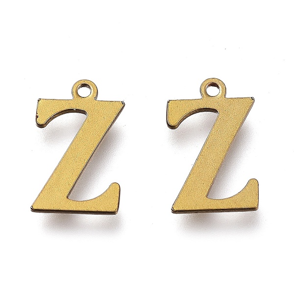 PandaHall Vacuum Plating 304 Stainless Steel Charms, Laser Cut, Alphabet, Antique Bronze, Letter.Z, 12.5x7.5x0.8mm, Hole: 1mm 304 Stainless...
PandaHall Vacuum Plating 304 Stainless Steel Charms, Laser Cut, Alphabet, Antique Bronze, Letter.Z, 12.5x7.5x0.8mm, Hole: 1mm 304 Stainless...