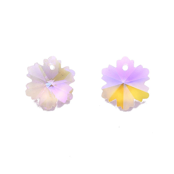PandaHall Pointed Back Electroplate Faceted Glass Pendants, Snowflake, Pink, 14x12.5x7mm, Hole: 1.2mm Glass Snowflake Pink
PandaHall Pointed Back Electroplate Faceted Glass Pendants, Snowflake, Pink, 14x12.5x7mm, Hole: 1.2mm Glass Snowflake Pink