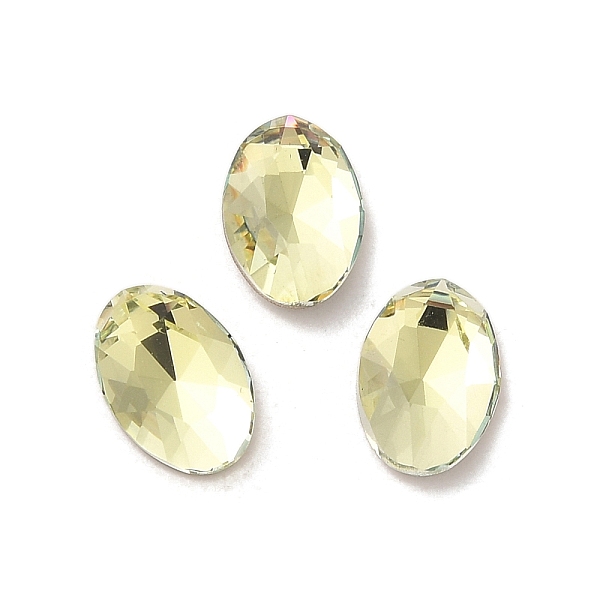 PandaHall Glass Rhinestone Cabochons, Point Back & Back Plated, Faceted, Oval, Jonquil, 8x5.5x2.5mm Glass Rhinestone Oval Yellow
PandaHall Glass Rhinestone Cabochons, Point Back & Back Plated, Faceted, Oval, Jonquil, 8x5.5x2.5mm Glass Rhinestone Oval Yellow