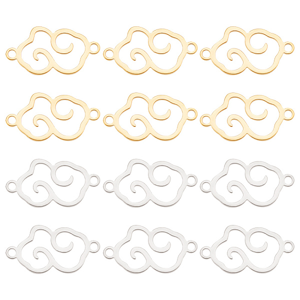 PandaHall UNICRAFTALE 12Pcs 2 Colors 304 Stainless Steel Connector Charms Cute Hollow Cloud Link Charms Golden Metal Cloud Charms with...
PandaHall UNICRAFTALE 12Pcs 2 Colors 304 Stainless Steel Connector Charms Cute Hollow Cloud Link Charms Golden Metal Cloud Charms with...
