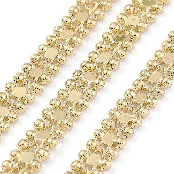 PandaHall Rack Plating Brass Chains, Long-Lasting Plated, Soldered, with Spool, Lead Free & Cadmium Free, Real 18K Gold Plated, Link: 6x2mm...
PandaHall Rack Plating Brass Chains, Long-Lasting Plated, Soldered, with Spool, Lead Free & Cadmium Free, Real 18K Gold Plated, Link: 6x2mm...