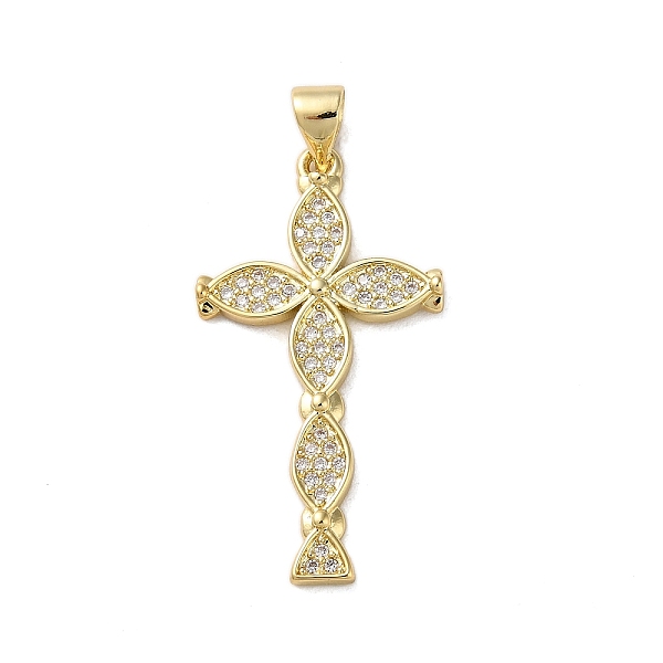 PandaHall Brass Micro Micro Pave Clear Cubic Zirconia Pendants, Cross, Real 18K Gold Plated, 32x17x2mm, Hole: 6x3.5mm Brass+Cubic Zirconia...
PandaHall Brass Micro Micro Pave Clear Cubic Zirconia Pendants, Cross, Real 18K Gold Plated, 32x17x2mm, Hole: 6x3.5mm Brass+Cubic Zirconia...