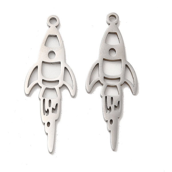 PandaHall 304 Stainless Steel Pendants, Rocket Charm, Stainless Steel Color, 35x12.5x1mm, Hole: 1.8mm 304 Stainless Steel Rocket
PandaHall 304 Stainless Steel Pendants, Rocket Charm, Stainless Steel Color, 35x12.5x1mm, Hole: 1.8mm 304 Stainless Steel Rocket