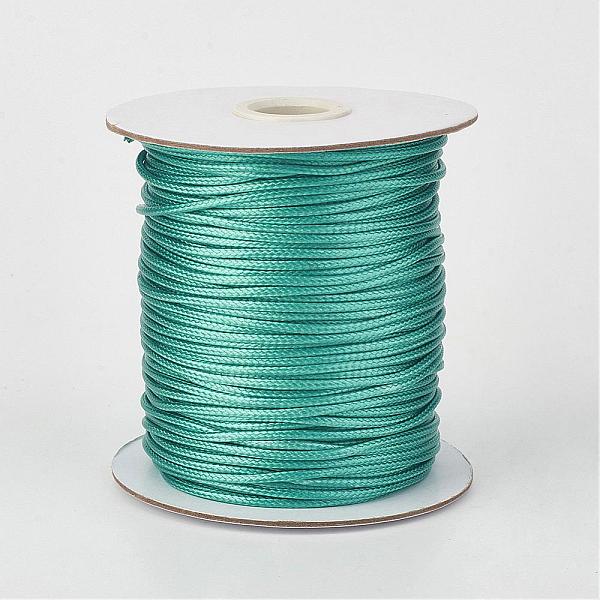 PandaHall Eco-Friendly Korean Waxed Polyester Cord, Light Sea Green, 1mm, about 169.51~174.98 Yards(155~160m)/Roll Waxed Polyester Cord...
PandaHall Eco-Friendly Korean Waxed Polyester Cord, Light Sea Green, 1mm, about 169.51~174.98 Yards(155~160m)/Roll Waxed Polyester Cord...
