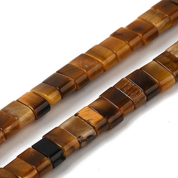 PandaHall Natural Tiger Eye Beads Strands, 2-Hole, Rectangle, 2.5~3x5x2.5mm, Hole: 0.8mm, about 138~140pcs/strand, 15.28''~15.31''...
PandaHall Natural Tiger Eye Beads Strands, 2-Hole, Rectangle, 2.5~3x5x2.5mm, Hole: 0.8mm, about 138~140pcs/strand, 15.28''~15.31''...