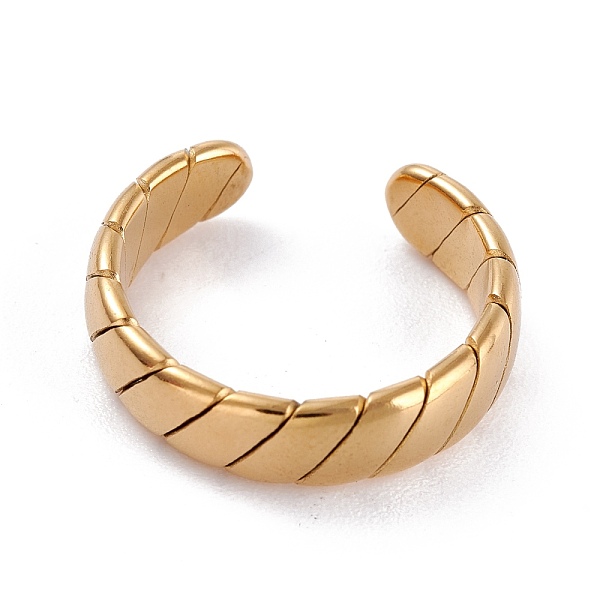 PandaHall 304 Stainless Steel Cuff Rings, Open Ring, Golden, 5mm, Inner Diameter: 17mm 304 Stainless Steel
PandaHall 304 Stainless Steel Cuff Rings, Open Ring, Golden, 5mm, Inner Diameter: 17mm 304 Stainless Steel