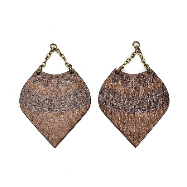 PandaHall Poplar Wood Pendants, with Brass Chains, Camel, 53.5x39x2.2mm, Hole: 2.8mm Wood Brown
PandaHall Poplar Wood Pendants, with Brass Chains, Camel, 53.5x39x2.2mm, Hole: 2.8mm Wood Brown