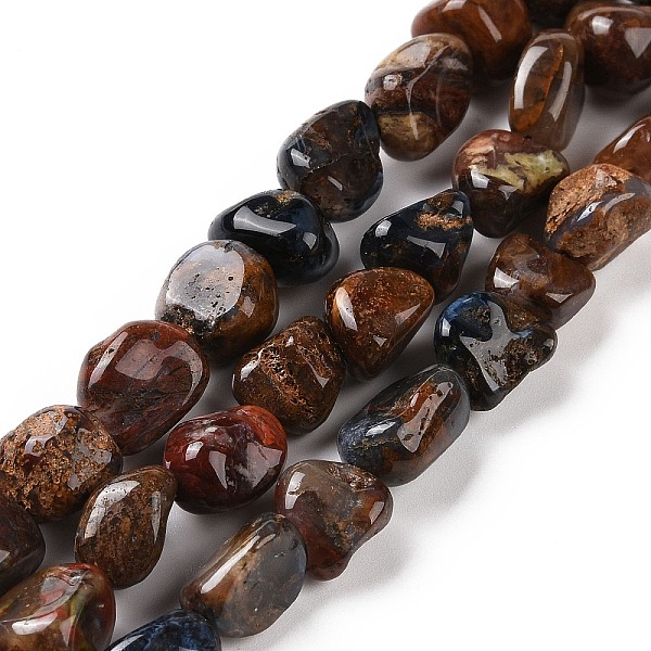 PandaHall Natural Pietersite Beads Strands, Nuggets, 9~13.5x8~9.5x4~8mm, Hole: 0.8mm, about 42~43pcs/strand, 15.35~15.94''(39~40.5cm)...
PandaHall Natural Pietersite Beads Strands, Nuggets, 9~13.5x8~9.5x4~8mm, Hole: 0.8mm, about 42~43pcs/strand, 15.35~15.94''(39~40.5cm)...
