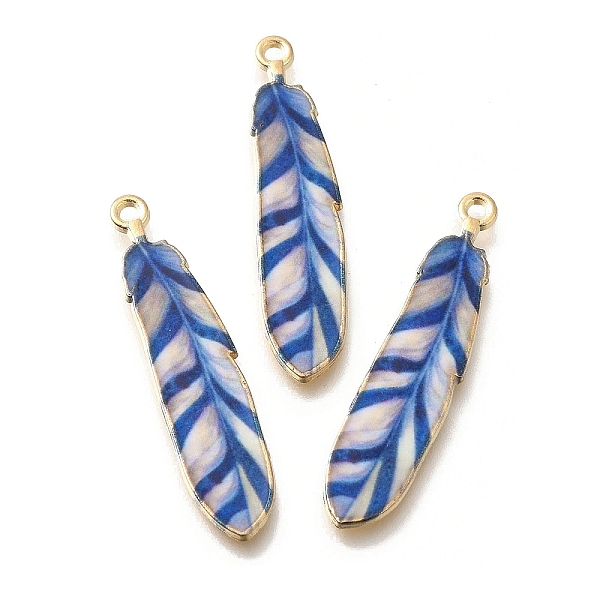 PandaHall Alloy Enamel Pendants, Golden, Feather Charm, Royal Blue, 38x8.5x1.5mm, Hole: 1.6mm Alloy+Enamel Feather
PandaHall Alloy Enamel Pendants, Golden, Feather Charm, Royal Blue, 38x8.5x1.5mm, Hole: 1.6mm Alloy+Enamel Feather