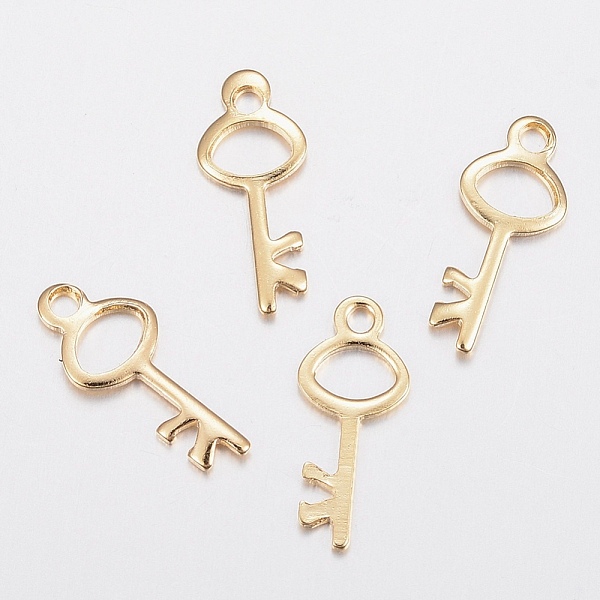 PandaHall 304 Stainless Steel Charms, Key, Golden, 15x6x0.8mm, Hole: 1.5mm 304 Stainless Steel Key
PandaHall 304 Stainless Steel Charms, Key, Golden, 15x6x0.8mm, Hole: 1.5mm 304 Stainless Steel Key