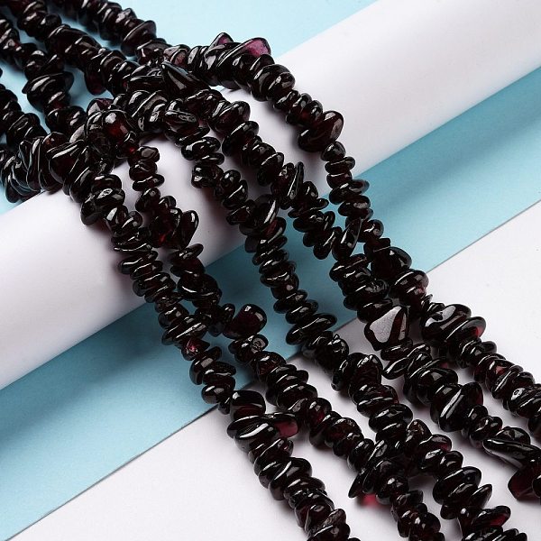 PandaHall Natural Garnet Beads Strands, Chips, 5~8mm, Hole: 0.5~0.8mm, 32 inch Garnet Chip
PandaHall Natural Garnet Beads Strands, Chips, 5~8mm, Hole: 0.5~0.8mm, 32 inch Garnet Chip