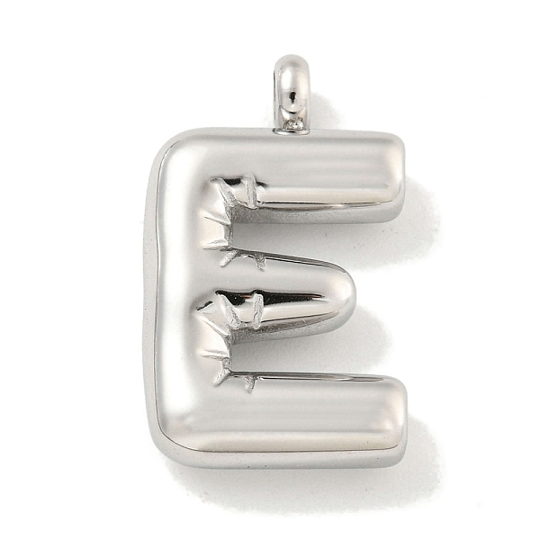 PandaHall 304 Stainless Steel Pendants, Letter Charm, Stainless Steel Color, Letter E, 25.5x12x5.5mm, Hole: 3mm 304 Stainless Steel Letter E
PandaHall 304 Stainless Steel Pendants, Letter Charm, Stainless Steel Color, Letter E, 25.5x12x5.5mm, Hole: 3mm 304 Stainless Steel Letter E