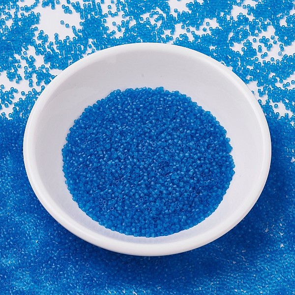 PandaHall MIYUKI Delica Beads, Cylinder, Japanese Seed Beads, 11/0, (DB0787) Dyed Semi-Frosted Transparent Capri Blue, 1.3x1.6mm, Hole..., Cyan
PandaHall MIYUKI Delica Beads, Cylinder, Japanese Seed Beads, 11/0, (DB0787) Dyed Semi-Frosted Transparent Capri Blue, 1.3x1.6mm, Hole..., Cyan