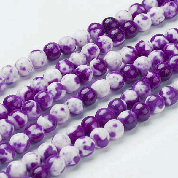 PandaHall Synthetic Ocean White Jade Bead Strands, Dyed, Round, Purple, 10mm, Hole: 1mm, about 38pcs/strand, 15.7 inch(400mm) Ocean White...
PandaHall Synthetic Ocean White Jade Bead Strands, Dyed, Round, Purple, 10mm, Hole: 1mm, about 38pcs/strand, 15.7 inch(400mm) Ocean White...