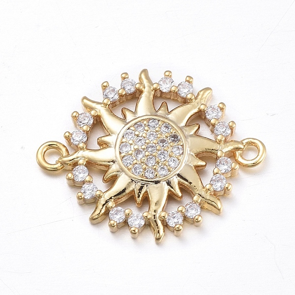 PandaHall Brass Micro Pave Clear Cubic Zirconia Links connectors, Sun, Golden, 17x21x3mm, Hole: 1.2mm Brass+Cubic Zirconia Sun Clear
PandaHall Brass Micro Pave Clear Cubic Zirconia Links connectors, Sun, Golden, 17x21x3mm, Hole: 1.2mm Brass+Cubic Zirconia Sun Clear