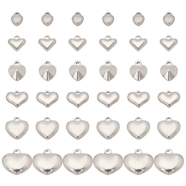 PandaHall Unicraftale 36Pcs 6 Style 304 Stainless Steel Pendants, Heart, Stainless Steel Color, 10~18.5x8~20.5x3~5.5mm, Hole: 1.6~1.8mm...
PandaHall Unicraftale 36Pcs 6 Style 304 Stainless Steel Pendants, Heart, Stainless Steel Color, 10~18.5x8~20.5x3~5.5mm, Hole: 1.6~1.8mm...