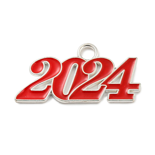 PandaHall Alloy Enamel Pendants, Lead Free and Cadmium Free, Number 2024 Charm, Silver, Red, 18.5x36.5x1.5mm, Hole: 4mm Alloy+Enamel Number...
PandaHall Alloy Enamel Pendants, Lead Free and Cadmium Free, Number 2024 Charm, Silver, Red, 18.5x36.5x1.5mm, Hole: 4mm Alloy+Enamel Number...