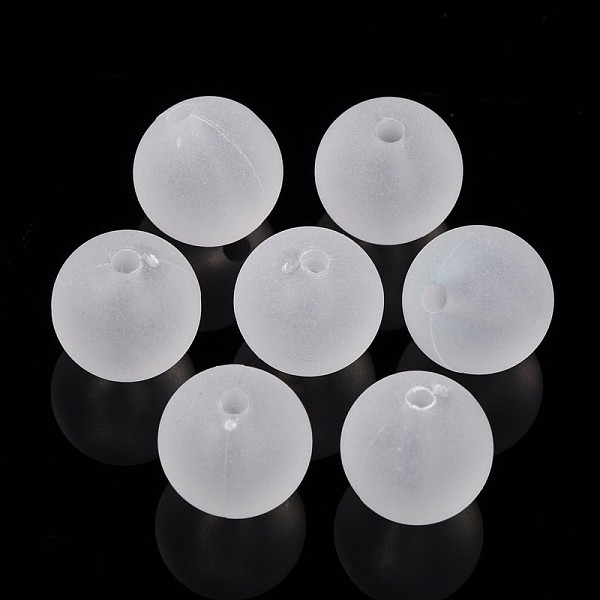 PandaHall Transparent Acrylic Beads, Round, Frosted, White, about 14mm in diameter, hole: 2mm, about 300pcs/500g Acrylic Round White
PandaHall Transparent Acrylic Beads, Round, Frosted, White, about 14mm in diameter, hole: 2mm, about 300pcs/500g Acrylic Round White