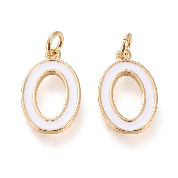 PandaHall Brass Enamel Pendants, with Jump Ring, Long-Lasting Plated, Real 18K Gold Plated, Letter.O, White, Letter.O, O: 17.5x11x1.8mm...
PandaHall Brass Enamel Pendants, with Jump Ring, Long-Lasting Plated, Real 18K Gold Plated, Letter.O, White, Letter.O, O: 17.5x11x1.8mm...