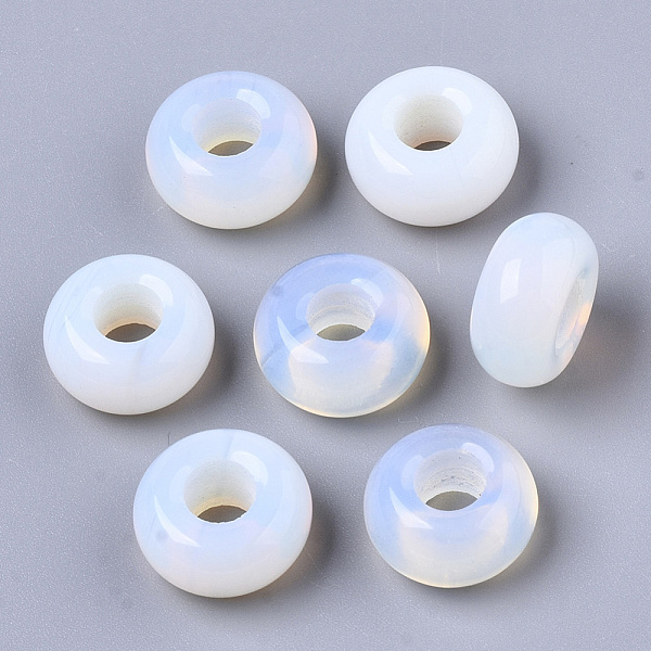 PandaHall Opalite European Beads, Large Hole Beads, Rondelle, 14x7mm, Hole: 5~6mm Opalite Rondelle
PandaHall Opalite European Beads, Large Hole Beads, Rondelle, 14x7mm, Hole: 5~6mm Opalite Rondelle