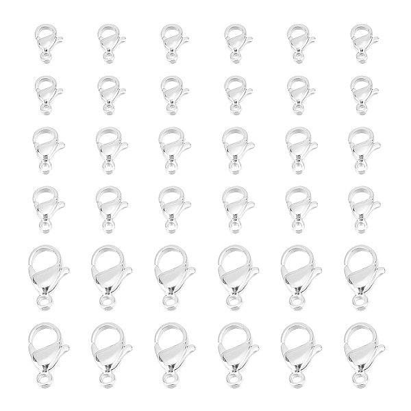 PandaHall Unicraftale 36Pcs 3 Styles 304 Stainless Steel Lobster Claw Clasps, 925 Sterling Silver Plated, 9~15x5.5~9x3~4mm, Hole: 1.2~1.8mm...
PandaHall Unicraftale 36Pcs 3 Styles 304 Stainless Steel Lobster Claw Clasps, 925 Sterling Silver Plated, 9~15x5.5~9x3~4mm, Hole: 1.2~1.8mm...