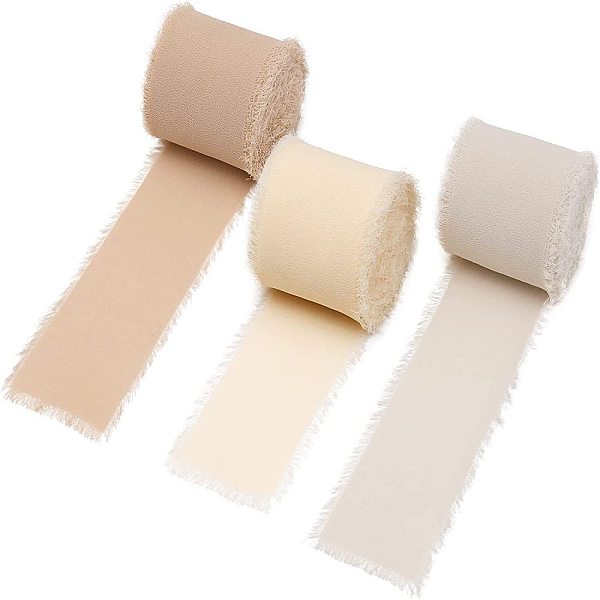 PandaHall 3 Rolls 3 Colors Polyester Raw Edged Ribbon, for Crafts Wedding Gift Wrapping, Colorful, 40mm, 5m/roll, 1 roll/color Polyester...
PandaHall 3 Rolls 3 Colors Polyester Raw Edged Ribbon, for Crafts Wedding Gift Wrapping, Colorful, 40mm, 5m/roll, 1 roll/color Polyester...