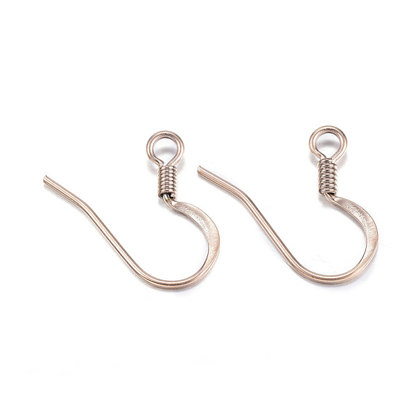 PandaHall Ion Plating(IP) 304 Stainless Steel French Earring Hooks, Flat Earring Hooks, Ear Wire, with Horizontal Loop, Rose Gold...
PandaHall Ion Plating(IP) 304 Stainless Steel French Earring Hooks, Flat Earring Hooks, Ear Wire, with Horizontal Loop, Rose Gold...