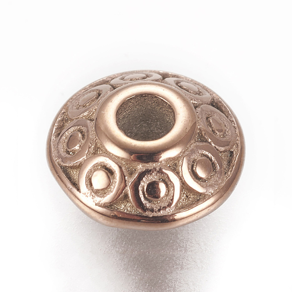 PandaHall 304 Stainless Steel Spacer Beads, Rondelle, Rose Gold, 8x4mm, Hole: 2mm 304 Stainless Steel Rondelle
PandaHall 304 Stainless Steel Spacer Beads, Rondelle, Rose Gold, 8x4mm, Hole: 2mm 304 Stainless Steel Rondelle