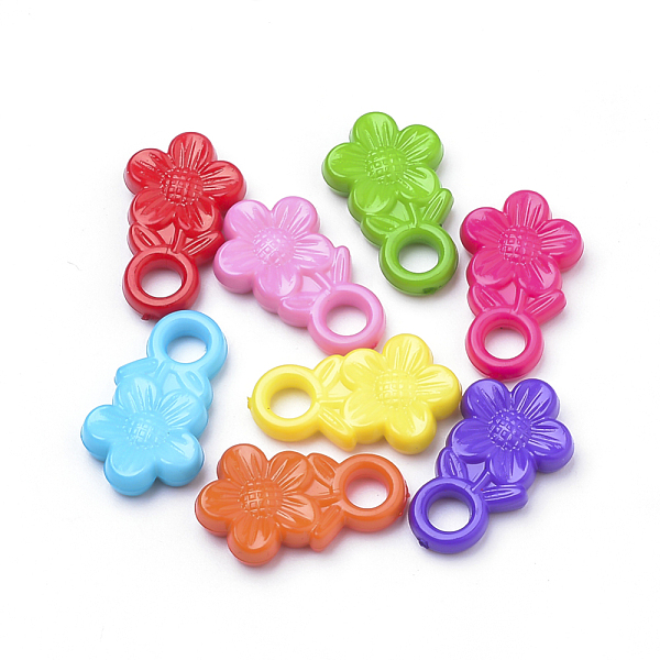 PandaHall Opaque Acrylic Pendants, Flower, Mixed Color, 19x11x4mm, Hole: 3.5mm, about 1350pcs/500g Acrylic Flower Multicolor
PandaHall Opaque Acrylic Pendants, Flower, Mixed Color, 19x11x4mm, Hole: 3.5mm, about 1350pcs/500g Acrylic Flower Multicolor