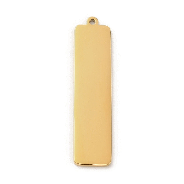 PandaHall Ion Plating(IP) 304 Stainless Steel Pendants, Laser Cut, Rectangle Charm, Real 18K Gold Plated, 42x10x1.5mm, Hole: 1.4mm 304...
PandaHall Ion Plating(IP) 304 Stainless Steel Pendants, Laser Cut, Rectangle Charm, Real 18K Gold Plated, 42x10x1.5mm, Hole: 1.4mm 304...