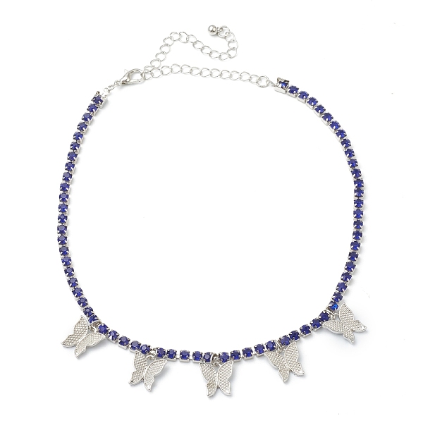 PandaHall Alloy Rhinestone Cup Chain Necklaces, Butterfly Pendant Necklaces, with Lobster Claw Clasps, Platinum, Sapphire, 12.59 inch(32cm)..., Blue
PandaHall Alloy Rhinestone Cup Chain Necklaces, Butterfly Pendant Necklaces, with Lobster Claw Clasps, Platinum, Sapphire, 12.59 inch(32cm)..., Blue