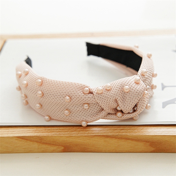 PandaHall Mesh Beaded Cloth Hair Bands, Wide Twist Knot Hair Accessories for Women Girls, Pink, 170x30mm Cloth Pink
PandaHall Mesh Beaded Cloth Hair Bands, Wide Twist Knot Hair Accessories for Women Girls, Pink, 170x30mm Cloth Pink