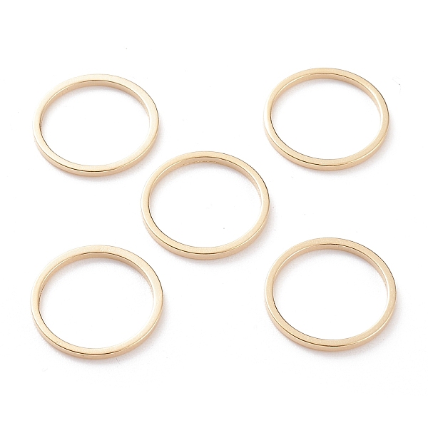 PandaHall Brass Linking Rings, Long-Lasting Plated, Round Ring, Real 24K Gold Plated, 15x1mm, Inner Diameter: 13mm Brass Ring
PandaHall Brass Linking Rings, Long-Lasting Plated, Round Ring, Real 24K Gold Plated, 15x1mm, Inner Diameter: 13mm Brass Ring