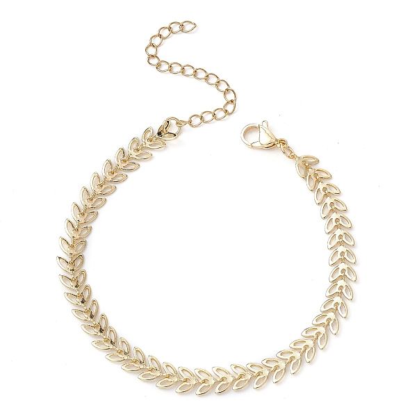 PandaHall Alloy Cobs Chain Bracelet, Leaf Link Chain Bracelet, Golden, 7-1/4 inch(18.3cm) Alloy Leaf
PandaHall Alloy Cobs Chain Bracelet, Leaf Link Chain Bracelet, Golden, 7-1/4 inch(18.3cm) Alloy Leaf