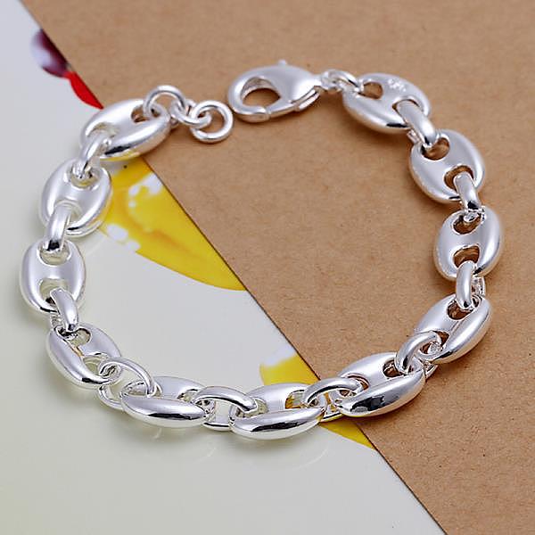 PandaHall Brass Oval Link Bracelets For Women, with Lobster Clasps, Silver Color Plated, 180x8mm Brass Silver
PandaHall Brass Oval Link Bracelets For Women, with Lobster Clasps, Silver Color Plated, 180x8mm Brass Silver