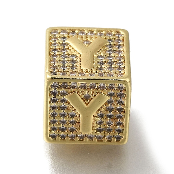 PandaHall Brass Cubic Zirconia Beads, Letter Y, Square, Letter Y, 9.5x9.5x9.5mm, Hole: 6mm Brass+Cubic Zirconia Letter Y
PandaHall Brass Cubic Zirconia Beads, Letter Y, Square, Letter Y, 9.5x9.5x9.5mm, Hole: 6mm Brass+Cubic Zirconia Letter Y