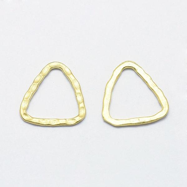 PandaHall Brass Linking Rings, Lead Free & Cadmium Free & Nickel Free, Triangle, Raw(Unplated), 15x14x1mm Brass Triangle
PandaHall Brass Linking Rings, Lead Free & Cadmium Free & Nickel Free, Triangle, Raw(Unplated), 15x14x1mm Brass Triangle