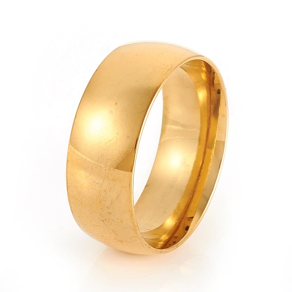 PandaHall 201 Stainless Steel Plain Band Rings, Golden, Size 9, Inner Diameter: 19mm, 8mm 201 Stainless Steel
PandaHall 201 Stainless Steel Plain Band Rings, Golden, Size 9, Inner Diameter: 19mm, 8mm 201 Stainless Steel