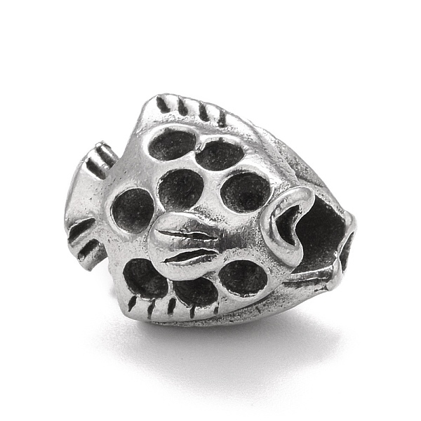 PandaHall 304 Stainless Steel European Beads, Large Hole Beads, Fish, Antique Silver, 12x13.5x10.5mm, Hole: 4.5mm 304 Stainless Steel Fish
PandaHall 304 Stainless Steel European Beads, Large Hole Beads, Fish, Antique Silver, 12x13.5x10.5mm, Hole: 4.5mm 304 Stainless Steel Fish