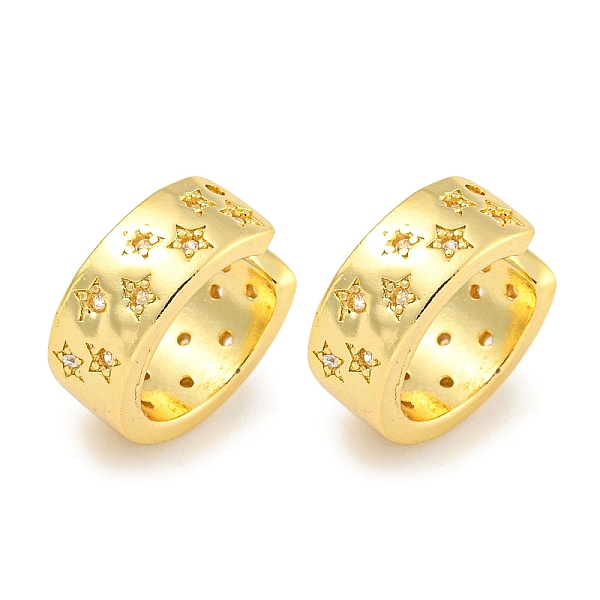 PandaHall Brass Micro Pave Cubic Zirconia Cuff Earrings, Star, Real 18K Gold Plated, 13x5mm Cubic Zirconia Star Clear
PandaHall Brass Micro Pave Cubic Zirconia Cuff Earrings, Star, Real 18K Gold Plated, 13x5mm Cubic Zirconia Star Clear