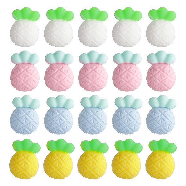 PandaHall Globleland 20Pcs 4 Colors Pineapple Food Grade Eco-Friendly Silicone Beads, Chewing Beads For Teethers, DIY Nursing Necklaces..., Multicolor
PandaHall Globleland 20Pcs 4 Colors Pineapple Food Grade Eco-Friendly Silicone Beads, Chewing Beads For Teethers, DIY Nursing Necklaces..., Multicolor