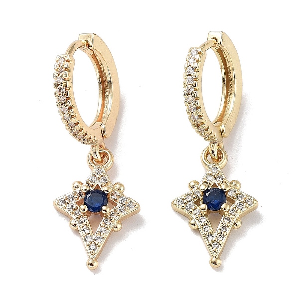 PandaHall Real 18K Gold Plated Brass Dangle Hoop Earrings, with Cubic Zirconia and Glass, Star, Blue, 30.5x11mm Cubic Zirconia Star Blue
PandaHall Real 18K Gold Plated Brass Dangle Hoop Earrings, with Cubic Zirconia and Glass, Star, Blue, 30.5x11mm Cubic Zirconia Star Blue