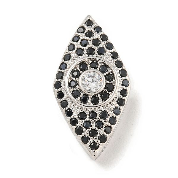 PandaHall Brass Micro Pave Black Cubic Zirconia Beads, Eye, Platinum, 21x11x5mm, Hole: 1.2mm Brass+Cubic Zirconia Eye Black
PandaHall Brass Micro Pave Black Cubic Zirconia Beads, Eye, Platinum, 21x11x5mm, Hole: 1.2mm Brass+Cubic Zirconia Eye Black